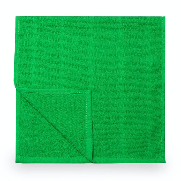 Полотенце махровое гладкокрашенное 60х130см, зелёный, 280г/м², 100% хлопок