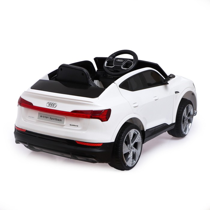 Электромобиль AUDI e-tron Sportback, EVA колеса, кожаное сидение, цвет белый