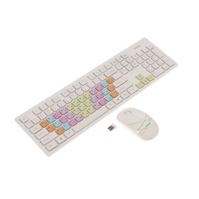 

УЦЕНКА Комплект клавиатура и мышь Smartbuy 218346AG, беспроводной, мембранный, 1500 dpi, белый