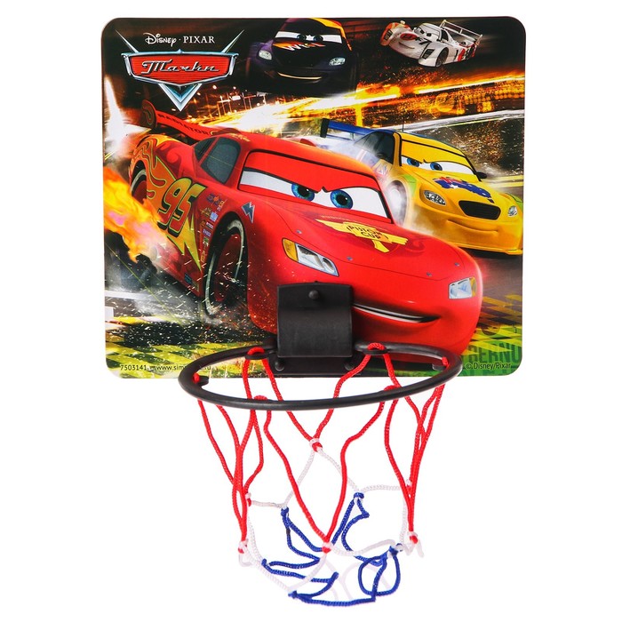 Баскетбольное кольцо с мячом Cars Disney