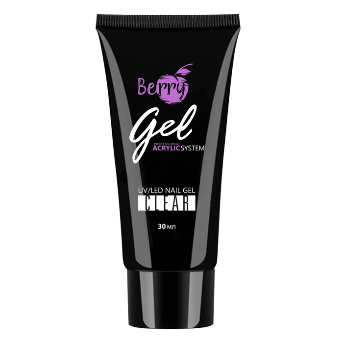

Гель акриловый JessNail Berry Gel Clear, 30 мл