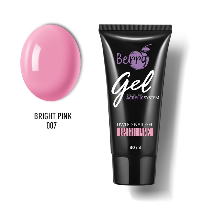 Гель акриловый JessNail Berry Gel тон 007 Bright Pink ярко-розовый 30 мл 446₽