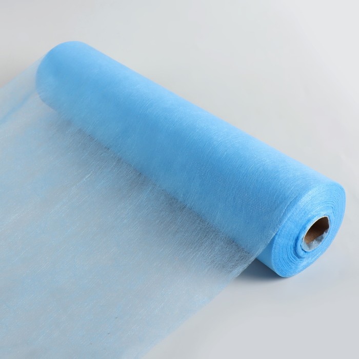 Салфетка одноразовая, плотность 14 г/м2, SS, 40 × 40 см, 200 шт, цвет голубой