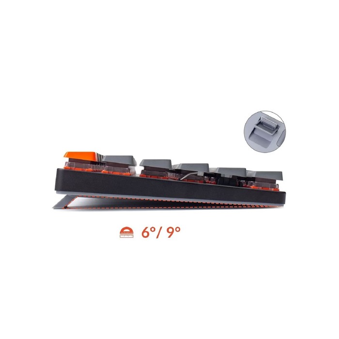 Клавиатура Keychron K3 беспр механическая 84 клавиши USB LED подсветка Red Switch 1033900₽