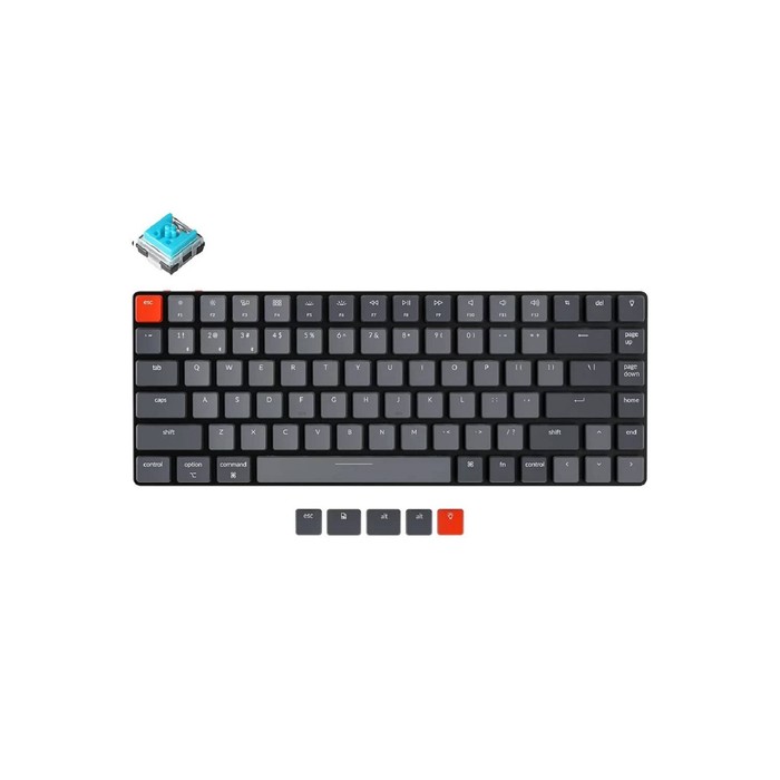 Клавиатура Keychron K3 беспр механическая 84 клавиши USB LED подсветка Blue Switch 1033900₽