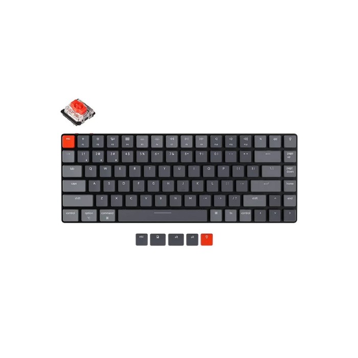 Клавиатура Keychron K3 беспр механическая 84 клавиши USB RGB подсветка Red Switch 1148900₽