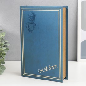 

Сейф-книга дерево кожзам "Эрнест Миллер Хемингуэй. Старик и море" 27х18х7 см
