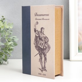 

Сейф-книга дерево кожзам "Декамерон. Джованни Боккаччо" 21х13х5 см