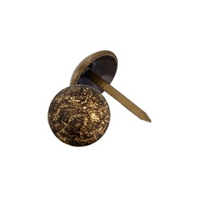 Гвозди ТУНДРА, декоративные, 11х17 мм, античная бронза, 50 шт