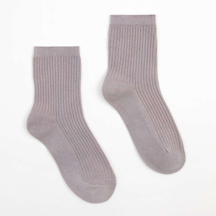 Носки детские MINAKU, цв. серый, 9-12 л (р-р 35-36, 22-24 см) носки детские minaku цв синий 9 12 л р р 35 36 22 24 см