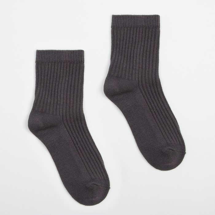 Носки детские MINAKU, цв. темно-серый, 5-8 л (р-р 29-31, 18-20 см)
