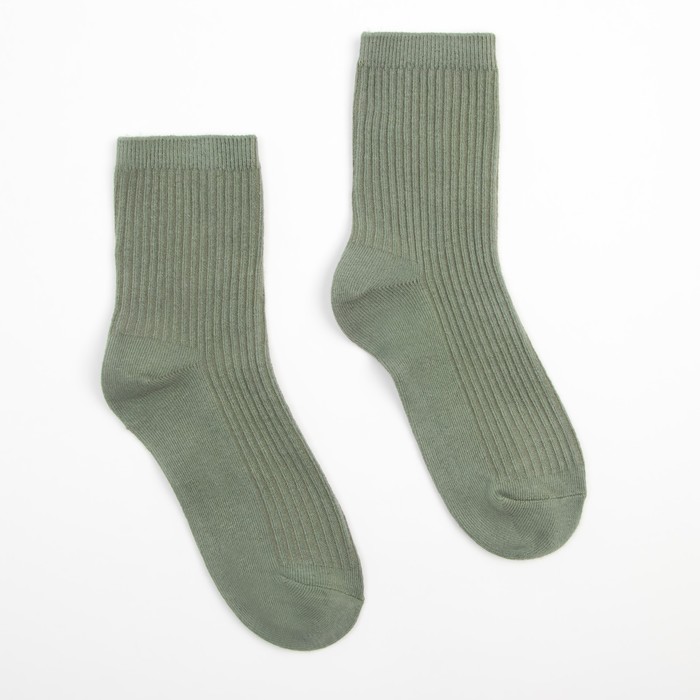 Носки детские MINAKU, цв. темно-зеленый, 9-12 л (р-р 35-36, 22-24 см) носки детские minaku цв синий 9 12 л р р 35 36 22 24 см