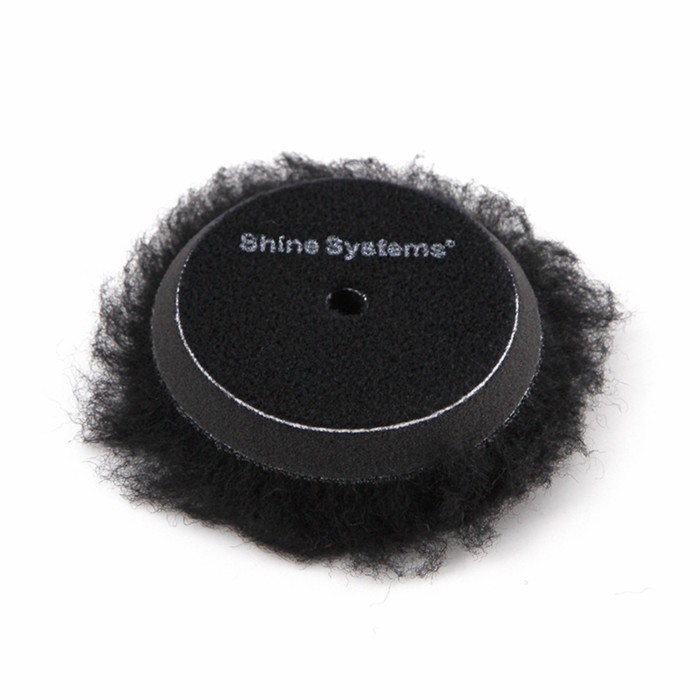 

Полировальный круг Shine Systems Black Wool, черный мех, 75 мм