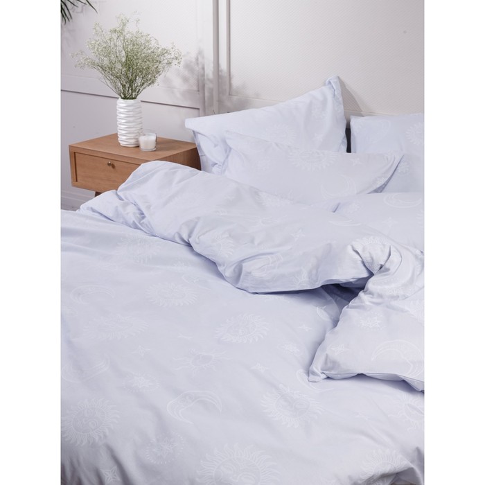 Постельное бельё евро «Солнце и луна», размер 240х220 см, 220х200 см, 50х70 см - 2 шт 9204266