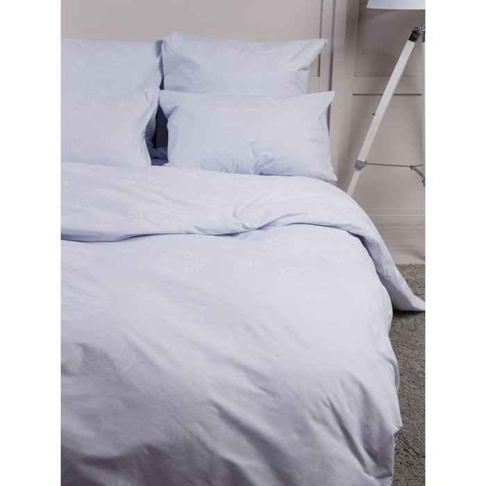 Постельное бельё дуэт «Солнце и луна», размер 240х220 см, 215х145 см - 2 шт, 50х70 см - 2 шт 9204268