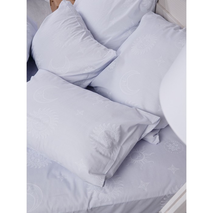 Постельное бельё дуэт «Солнце и луна», размер 240х220 см, 215х145 см - 2 шт, 70х70 см - 2 шт 9204269