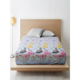 

Простыня на резинке «Журавли», размер 200х200x20 см