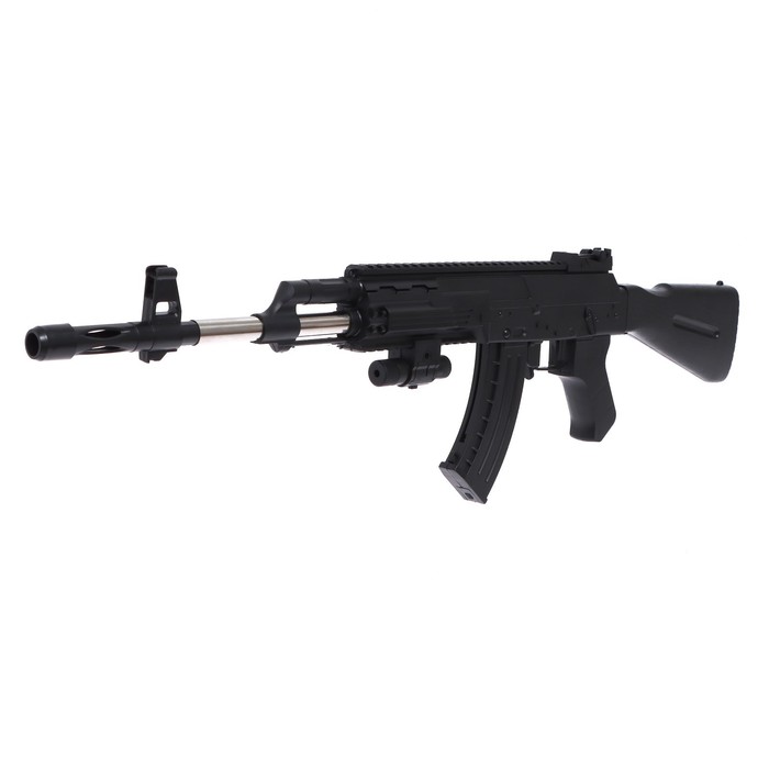 цена Автомат АК-47, с лазером, цвет чёрный