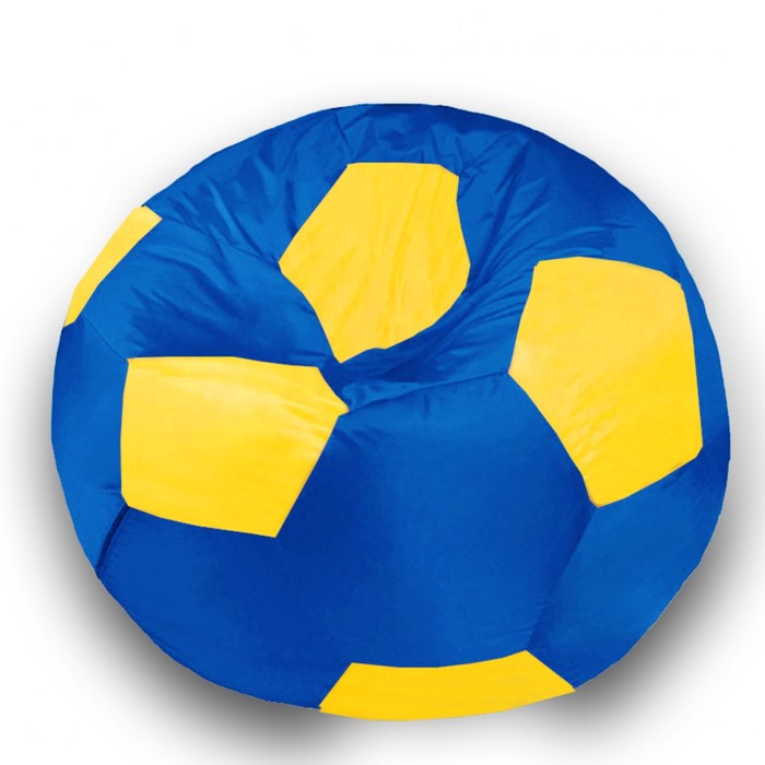 фото Кресло-мешок мяч, размер 70 см, ткань оксфорд, цвет синий позитив