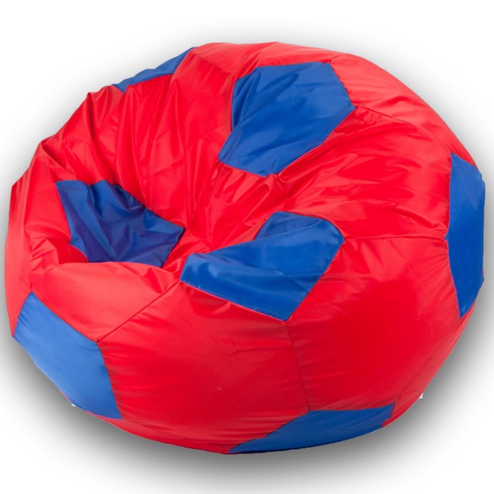 фото Кресло-мешок «мяч», размер 70 см, ткань нейлон, цвет красный, синий позитив