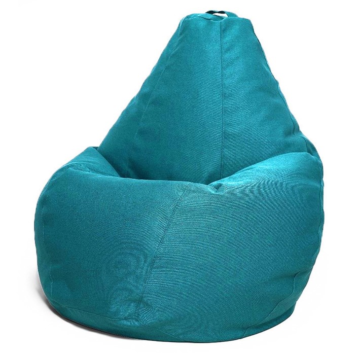 фото Кресло-мешок «стандарт», ткань рогожка, цвет голубой позитив