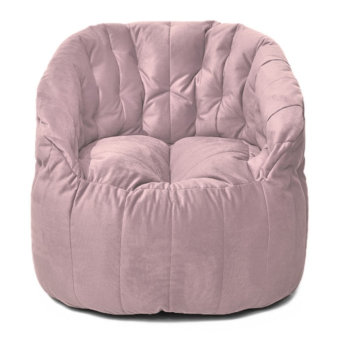 Кресло Челси, размер 85х85 см, ткань велюр, цвет розовый кресло челси размер 85х85 см ткань велюр цвет голубой