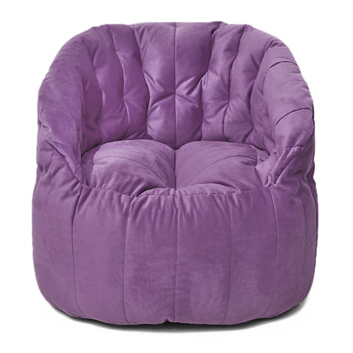 Кресло Челси, размер 85х85 см, ткань велюр, цвет сиреневый кресло челси размер 85х85 см ткань велюр цвет голубой
