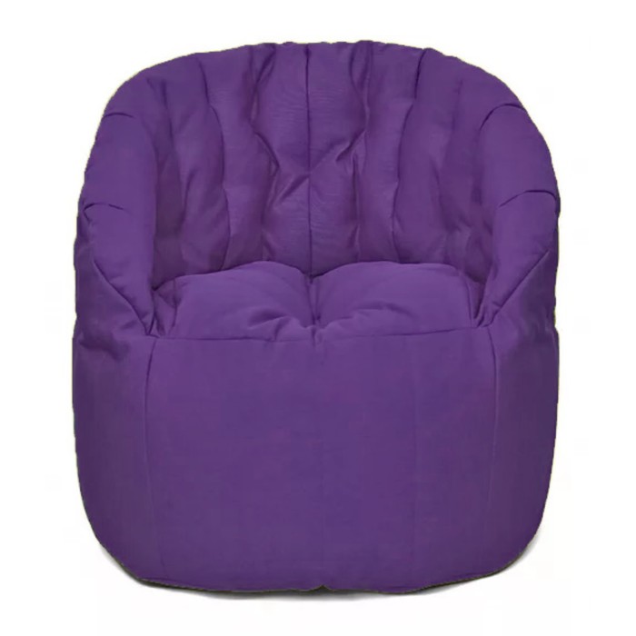 фото Кресло-мешок «челси», размер 85x85 см, рогожка, цвет фиолетовый позитив