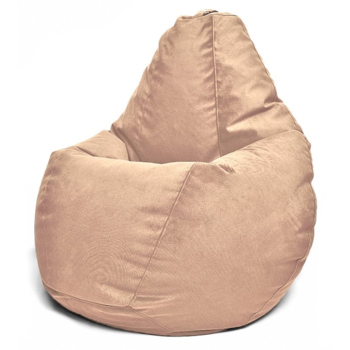фото Кресло-мешок «комфорт», размер 115x90 см, велюр, цвет luma 4 позитив
