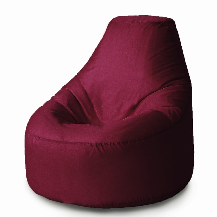 фото Кресло-мешок «комфорт», размер 115x90 см, оксфорд, цвет бордовый позитив