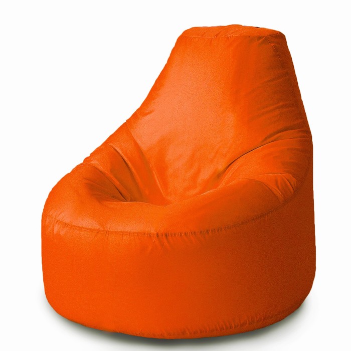 фото Кресло-мешок «комфорт», размер 115x90 см, оксфорд, цвет оранжевый позитив