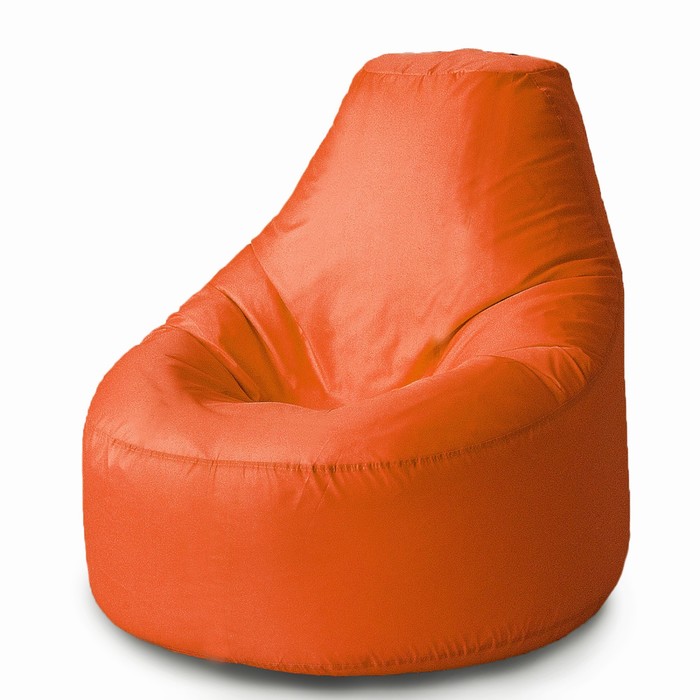 фото Кресло-мешок «комфорт», размер 115x90 см, оксфорд, цвет оранжевый люмин позитив