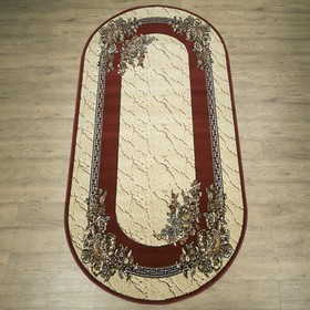 

Ковер овальный «Лайла де Люкс», размер 80x150 см