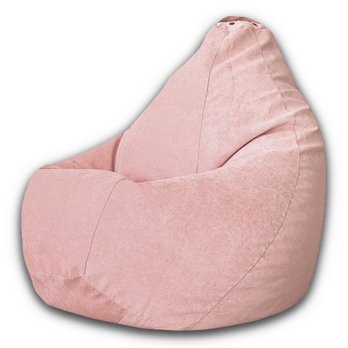 Кресло-мешок «Груша» Позитив Modus, размер XXXL, диаметр 110 см, высота 145 см, велюр, цвет розовый кресло мешок груша позитив modus размер xxxl диаметр 110 см высота 145 см велюр цвет фиолетовый
