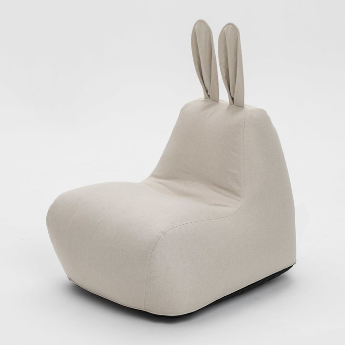Кресло-мешок «Зайчик», размер 80x90 см рогожка, цвет бежевый кресло мешок зайчик размер 80x90 см рогожка цвет бежевый