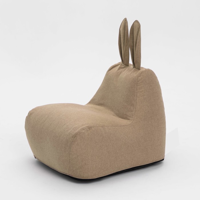 Кресло-мешок «Зайчик», размер 80x90 см рогожка, цвет коричневый кресло мешок зайчик размер 80x90 см рогожка цвет бежевый