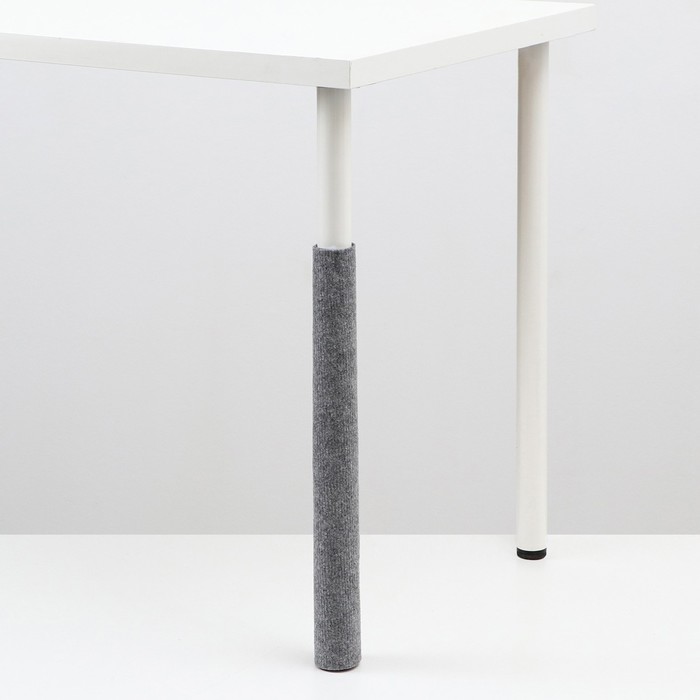 Когтеточка столбик на ножку стола, ковролин, 50 х 30 см