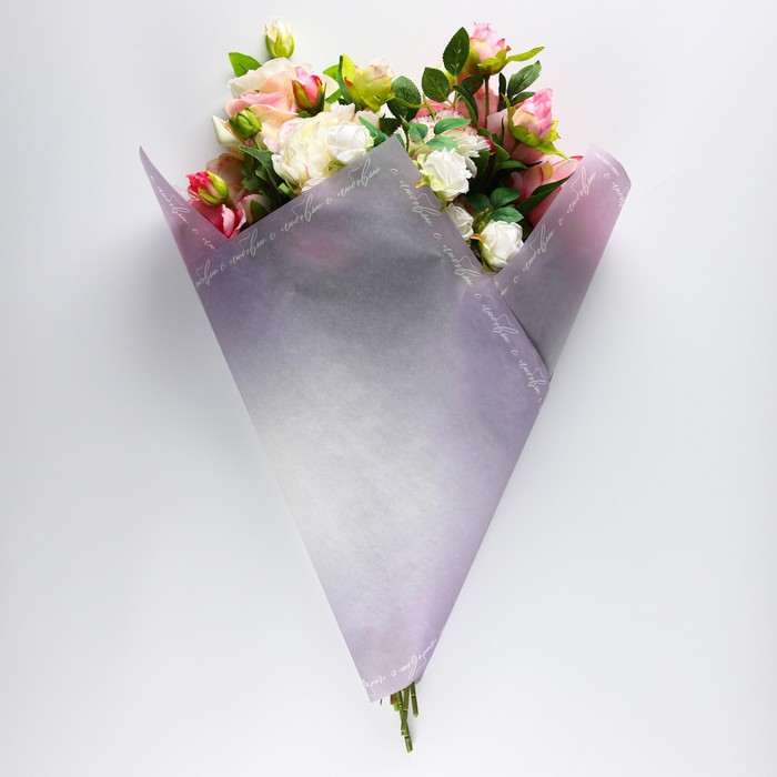 Пергамент для цветов «С любовью», 50 × 70 см
