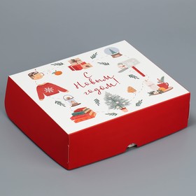 Коробка для кондитерских изделий  «Хюгге», 17 × 20 × 6 см Ош