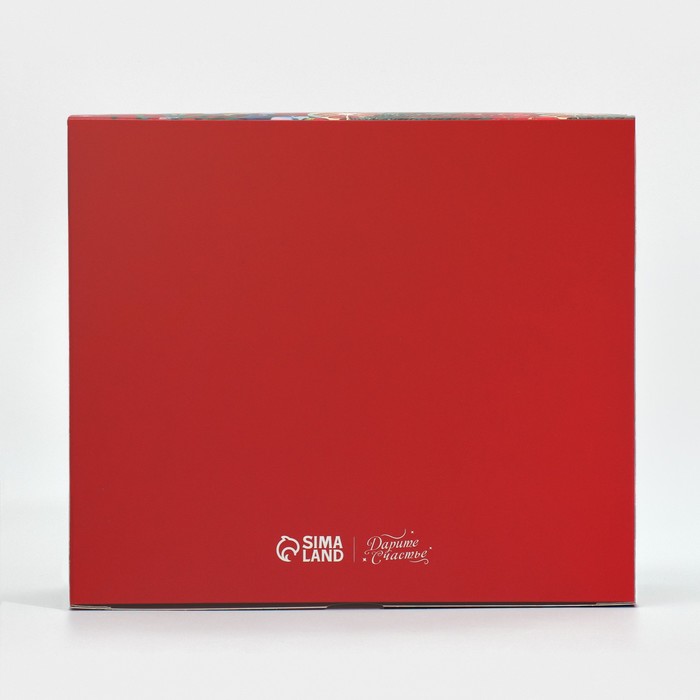 Коробка для кондитерских изделий  «С новым годом!», 17 × 20 × 6 см