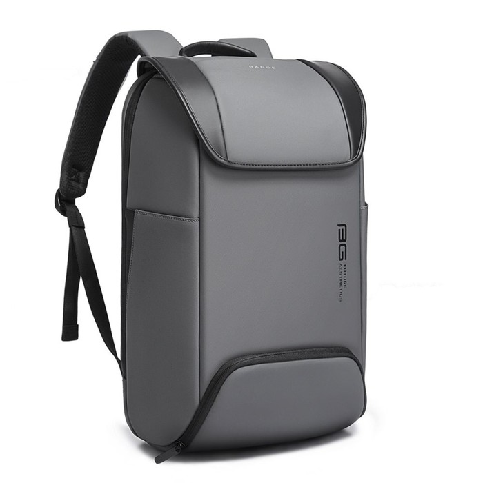 

BG7276 Рюкзак Bange, отдел на молнии, с USB, цвет серый (15.6"), 30х15х47см