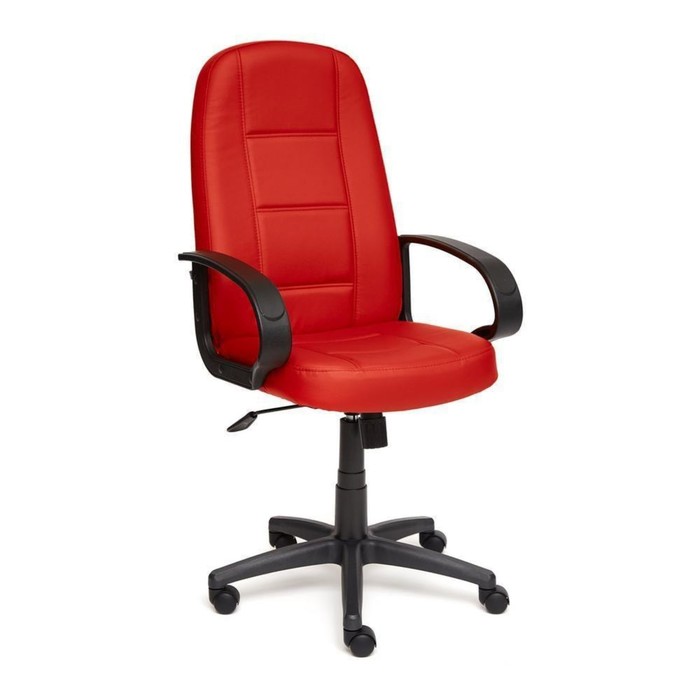 Кресло СН747 экокожа, красный 36-161 кресло tetchair parma кож зам черный красный 36 6 36 161