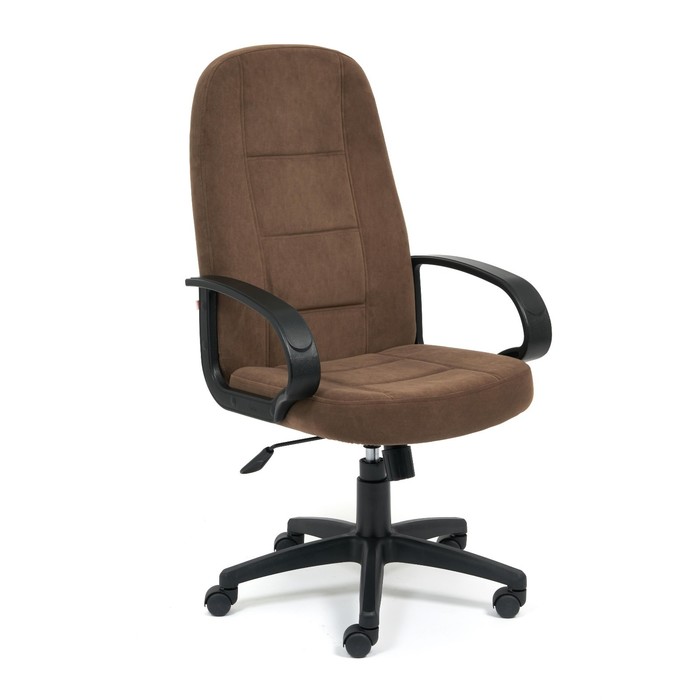 Кресло СН747 флок коричневый 6 кресло tetchair driver 22 флок ткань коричневый 6 tw 24