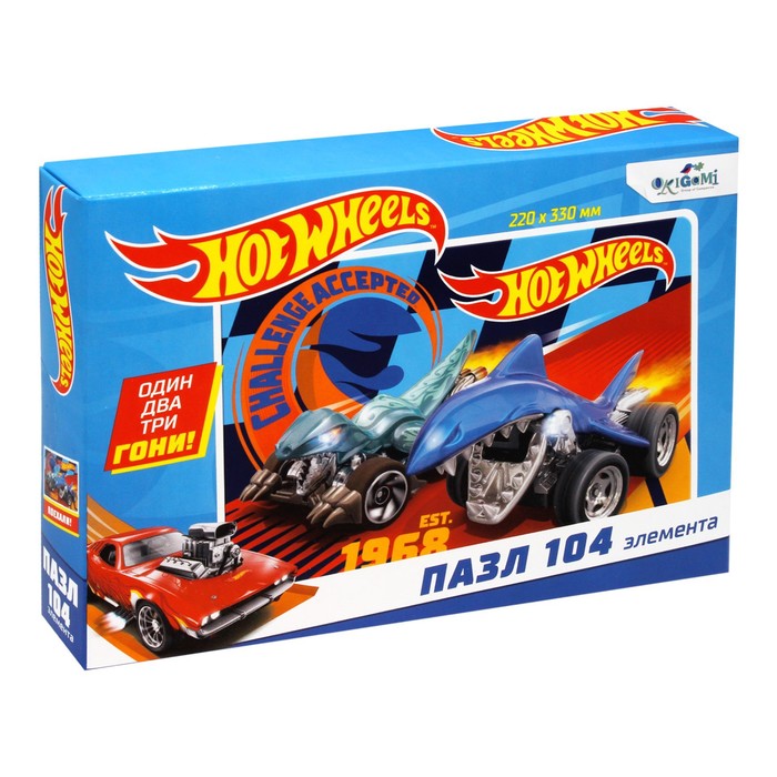 

Пазл Hot wheels «К победе!», 104 элемента