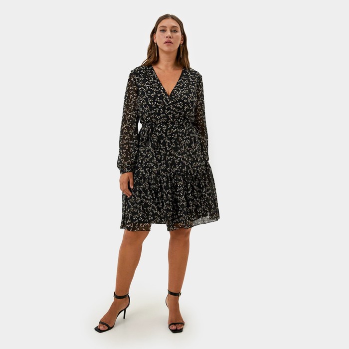 

Платье женское MIST plus-size, р.50, черный