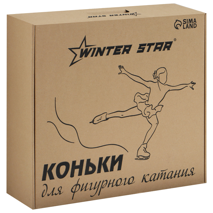 Коньки фигурные Winter Star с мехом, размер 41