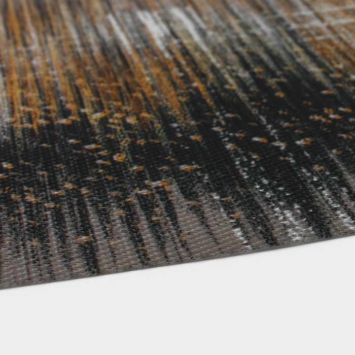 Салфетка сервировочная на стол «Сияние», 45×35 см, цвет коричневый