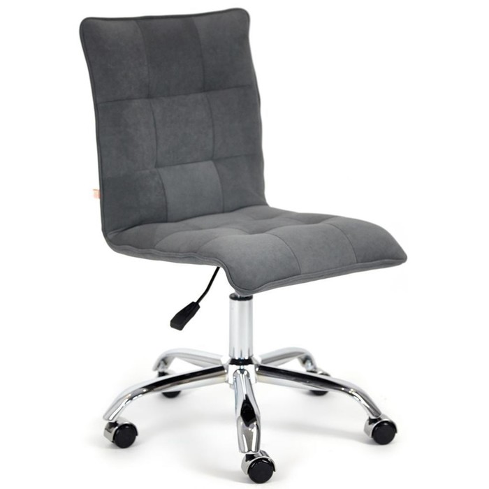 Кресло ZERO флок серый 29 кресло руководителя milan хром флок серый 29