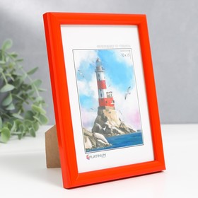 

Фоторамка пластик "Палитра" 10x15 см, оранжевый