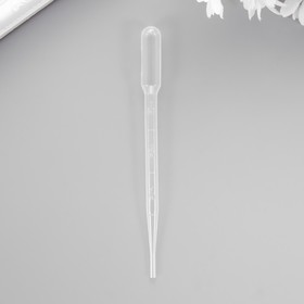 Пипетка пластик для рисования в технике батик 'Пипетка Пастера' 3 мл 15,5 см Ош